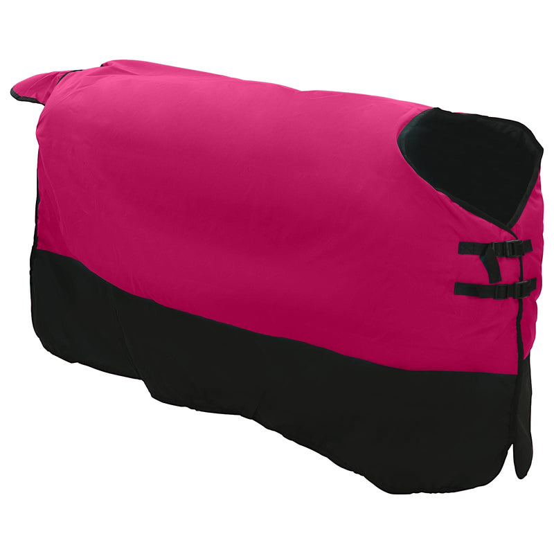 Afbeelding laden in galerijviewer, Vidaxl paardendeken roze en zwart 165 cm polyester
