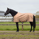 Vidaxl paardendeken cappuccino 135 cm polyester