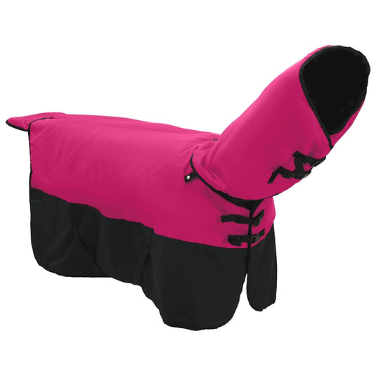 Vidaxl paardendeken roze en zwart 155 cm polyester