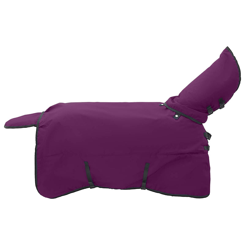 Afbeelding laden in galerijviewer, Vidaxl paardendeken volledig paars 145 cm polyester
