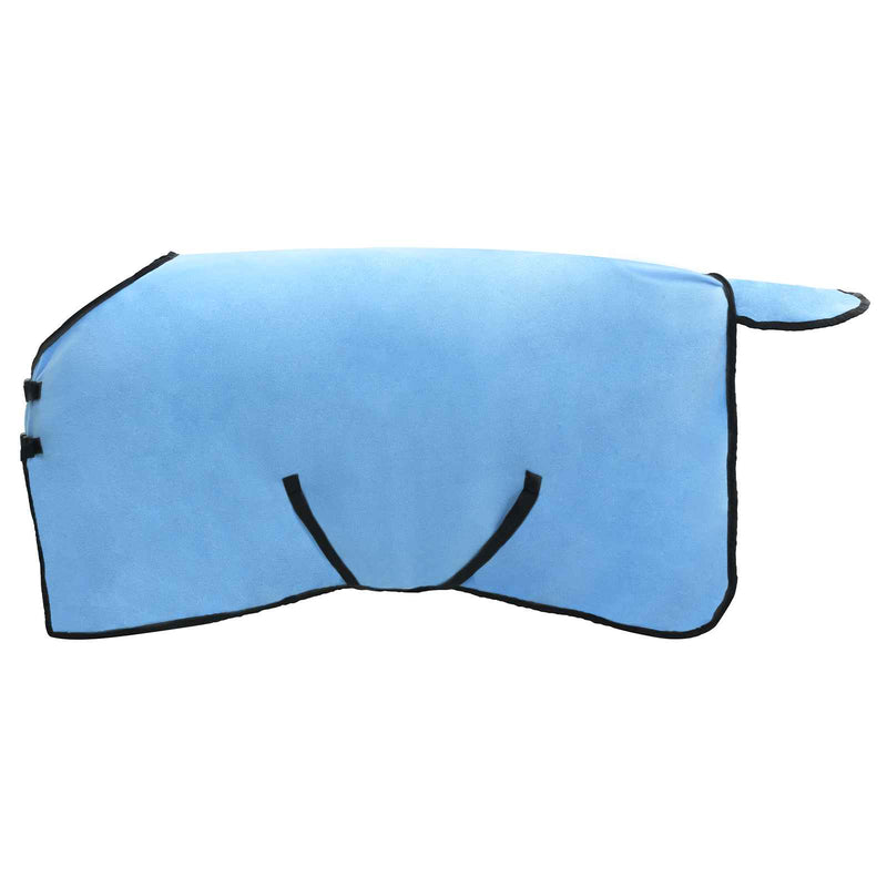 Afbeelding laden in galerijviewer, Vidaxl paardendeken volledige aqua 75 cm polyester fleece
