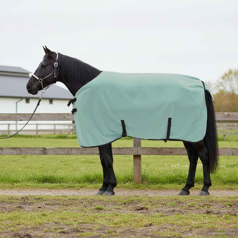 Afbeelding laden in galerijviewer, Vidaxl paardendeken speciale groen polyester
