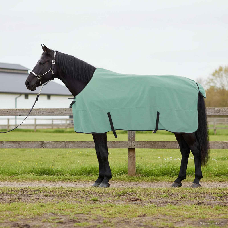 Afbeelding laden in galerijviewer, Vidaxl paardendeken speciale groen polyester
