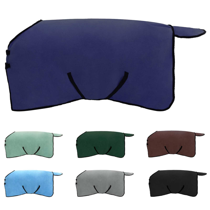 Afbeelding laden in galerijviewer, Vidaxl paardendeken marineblauw polyester
