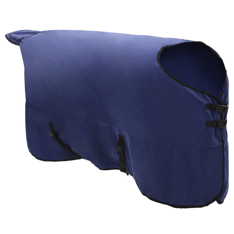 Afbeelding laden in galerijviewer, Vidaxl paardendeken marineblauw 125 cm polyester
