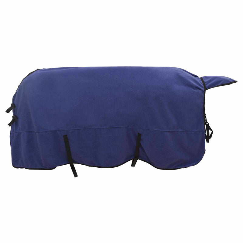 Afbeelding laden in galerijviewer, Vidaxl paardendeken marineblauw 135 cm polyester fleece
