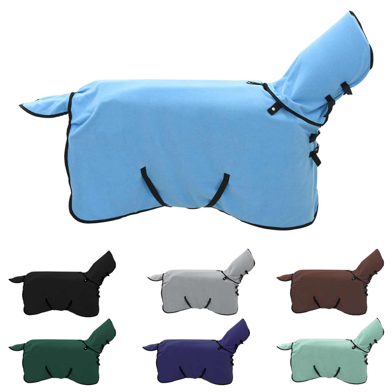 Afbeelding laden in galerijviewer, Vidaxl paardendeken volledige aqua polyester
