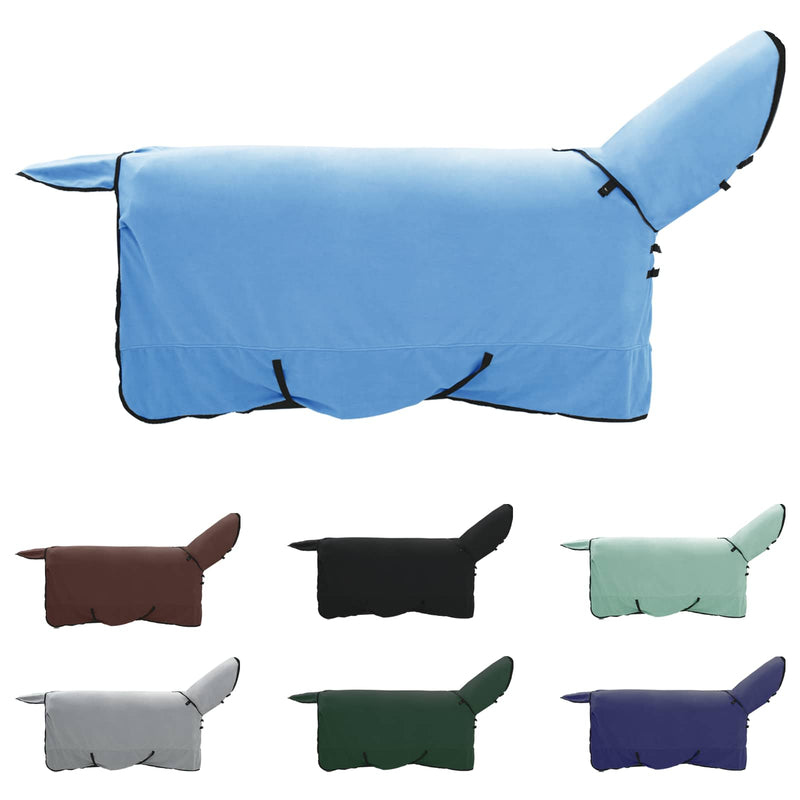 Afbeelding laden in galerijviewer, Vidaxl paardendeken volledige aqua polyester
