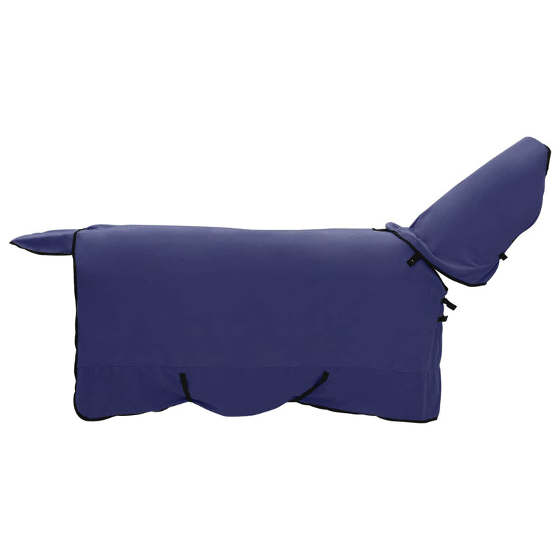 Afbeelding laden in galerijviewer, Vidaxl paardendeken marineblauw 165 cm polyester fleece
