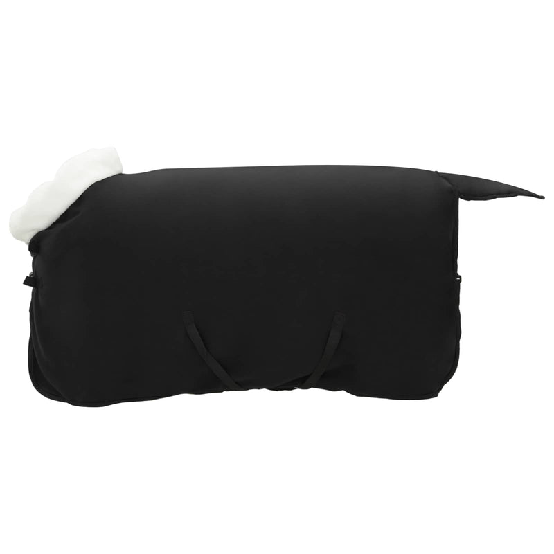 Afbeelding laden in galerijviewer, Vidaxl paardendeken zwart 75 cm polar fleece
