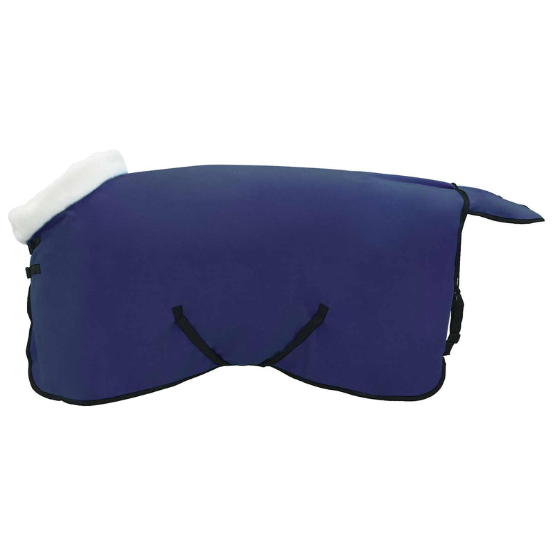 Afbeelding laden in galerijviewer, Vidaxl paardendeken marineblauw 75 cm polar fleece
