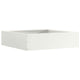 Vidaxl tuinrand wit 50 x 50 x 13 cm staal