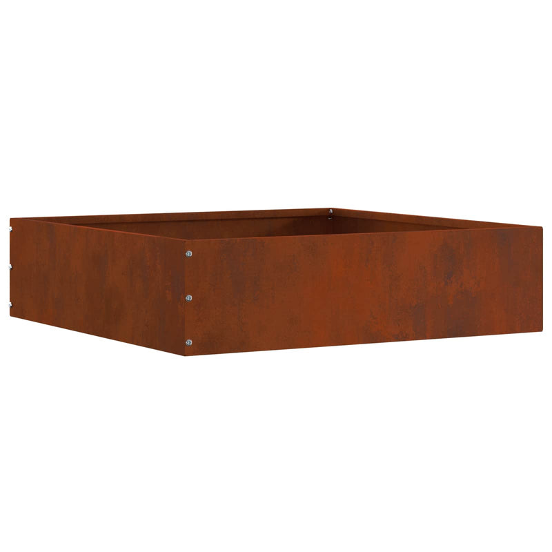 Afbeelding laden in galerijviewer, Vidaxl tuinrand roestig 50 x 50 x 13 cm cortenstaal
