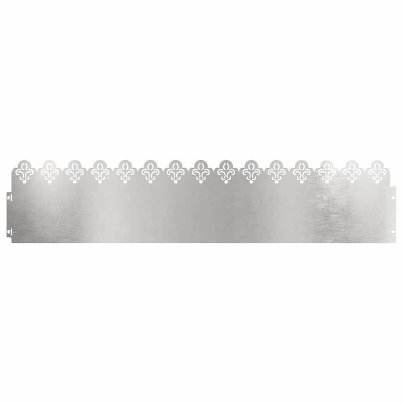 Afbeelding laden in galerijviewer, Vidaxl gazonranden 30 pcs zilver 103 x 0,05 x 22 cm roestvrij staal
