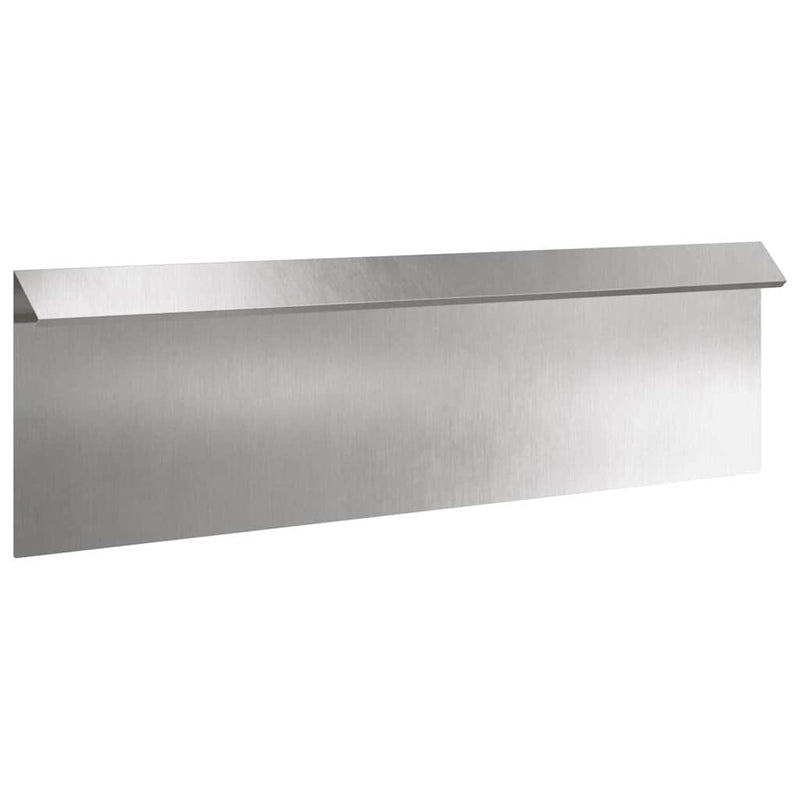 Afbeelding laden in galerijviewer, Vidaxl slakkenhekje zilver 100 x 3,5 x 25 cm roestvrij staal
