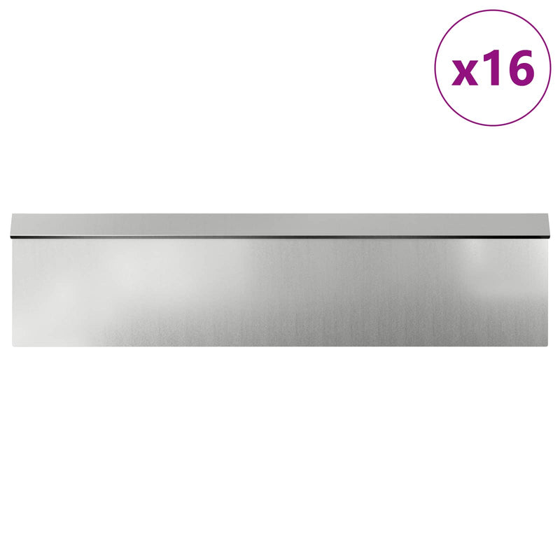Afbeelding laden in galerijviewer, Vidaxl slakkenhekken 20 st 100 x 3,5 x 25 cm gegalvaniseerd staal
