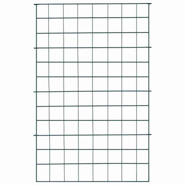 Vidaxl vijverhekken set 8 pcs groen 50 x 80 cm staal