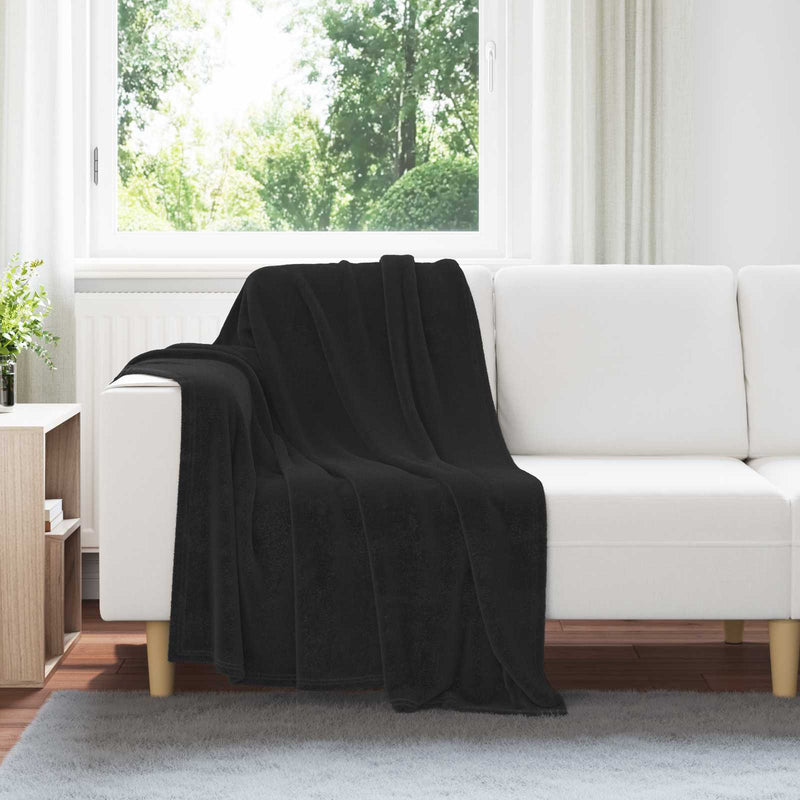 Afbeelding laden in galerijviewer, Vidaxl kleden 6 st zwart 150 x 130 cm 3,04 kg fleece
