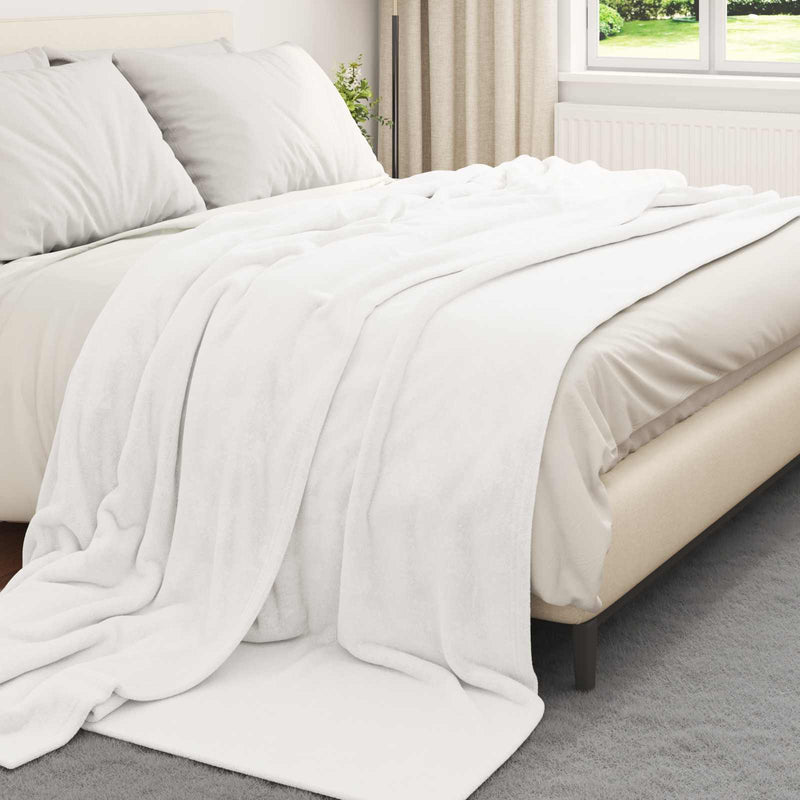 Afbeelding laden in galerijviewer, Vidaxl kleden 6 pcs wit 240 x 270 cm fleece
