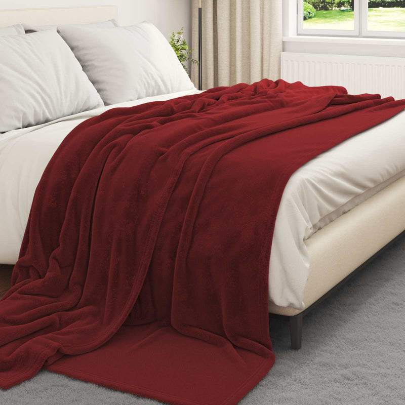 Afbeelding laden in galerijviewer, Vidaxl kleden 6 st bordeaux rood 240 x 220 cm 8,24 kg fleece
