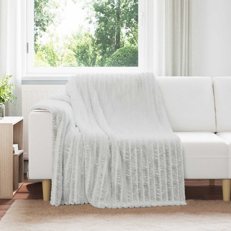 Afbeelding laden in galerijviewer, Vidaxl gooi deken grijs 200 x 150 cm fleece
