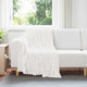 Vidaxl gooi deken wit 150 x 130 cm fleece