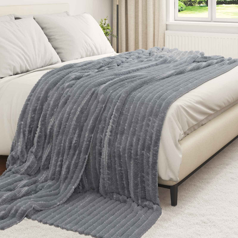 Afbeelding laden in galerijviewer, Vidaxl kleden 6 st donkergrijs 270 x 240 cm 8,79 kg fleece
