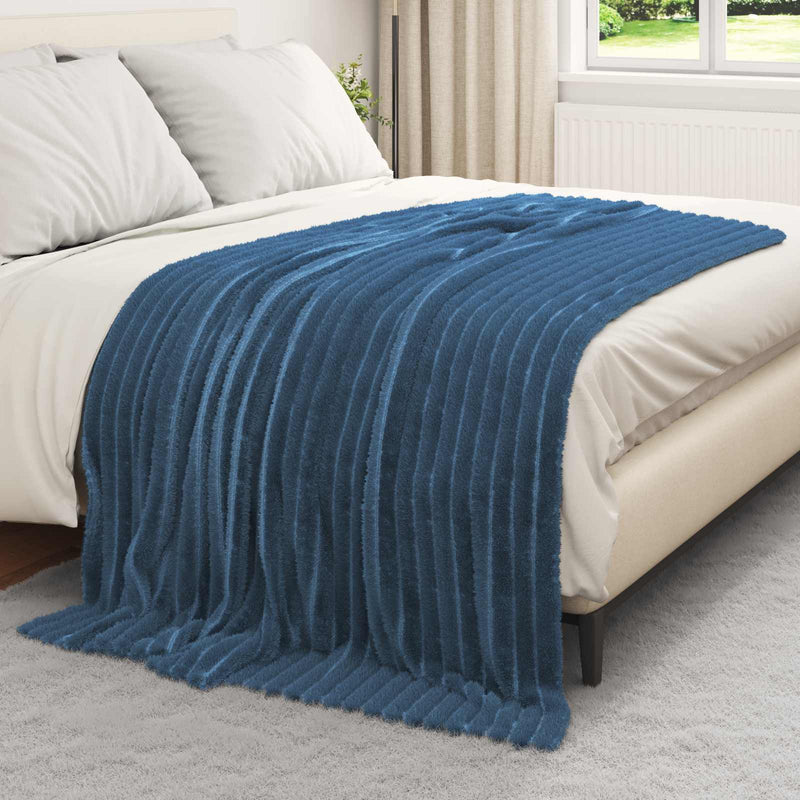 Afbeelding laden in galerijviewer, Vidaxl kleden 6 pcs marineblauw 200 x 150 cm fleece
