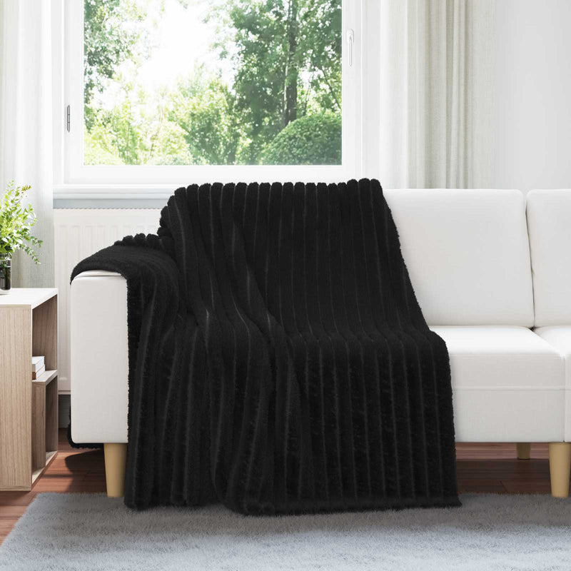 Afbeelding laden in galerijviewer, Vidaxl kleden 6 pcs zwart 200 x 150 cm fleece

