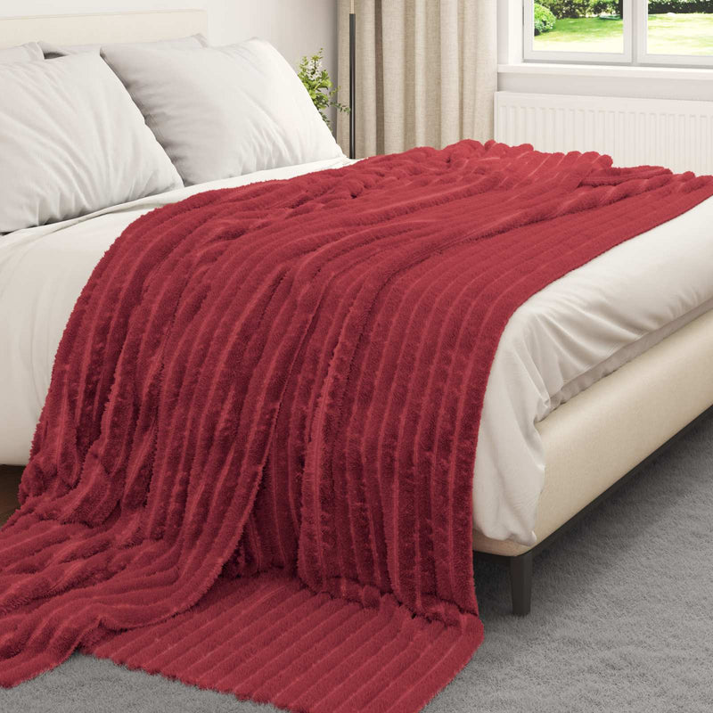 Afbeelding laden in galerijviewer, Vidaxl kleden 6 st bordeaux rood 240 x 220 cm 8,76 kg fleece
