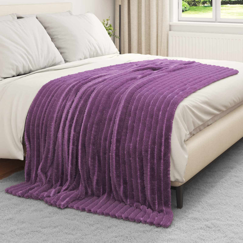 Afbeelding laden in galerijviewer, Vidaxl kleden 6 pcs paars 200 x 150 cm fleece
