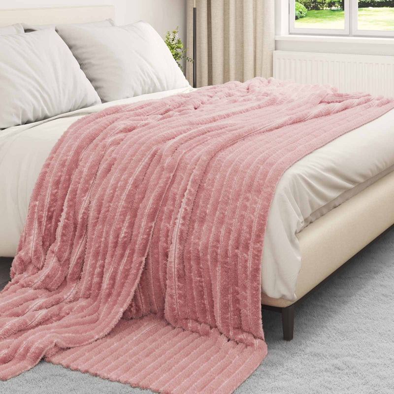 Afbeelding laden in galerijviewer, Vidaxl kleden 6 pcs roze 270 x 240 cm fleece
