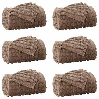 Vidaxl kleden 6 pcs kameel 200 x 150 cm fleece
