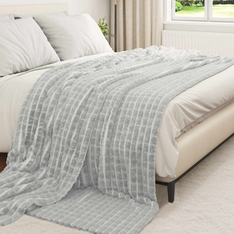 Afbeelding laden in galerijviewer, Vidaxl kleden 6 st grijs 270 x 240 cm 9,93 kg fleece
