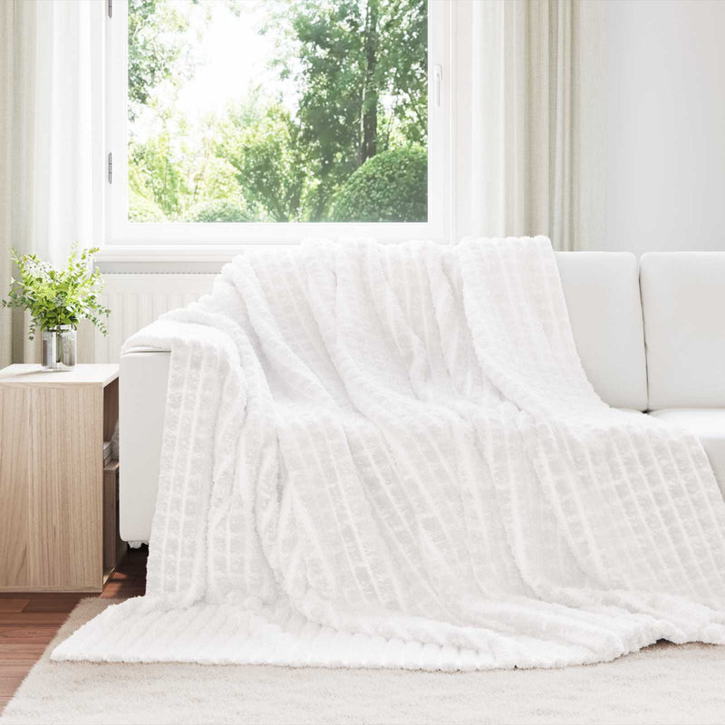 Afbeelding laden in galerijviewer, Vidaxl kleden 6 pcs wit 240 x 220 cm fleece
