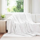 Vidaxl gooi deken wit 220 x 240 cm fleece