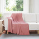 Vidaxl gooi deken roze 170 x 130 cm fleece