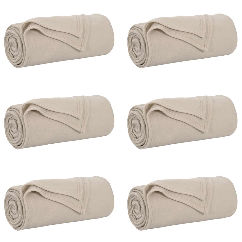 Afbeelding laden in galerijviewer, Vidaxl kleden 6 st beige 270 x 240 cm 5,08 kg fleece

