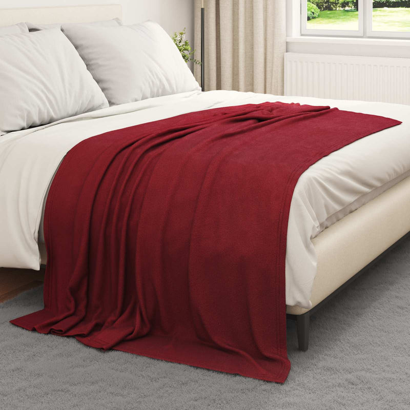 Afbeelding laden in galerijviewer, Vidaxl kleden 6 st bordeaux rood 200 x 150 cm 2,52 kg fleece
