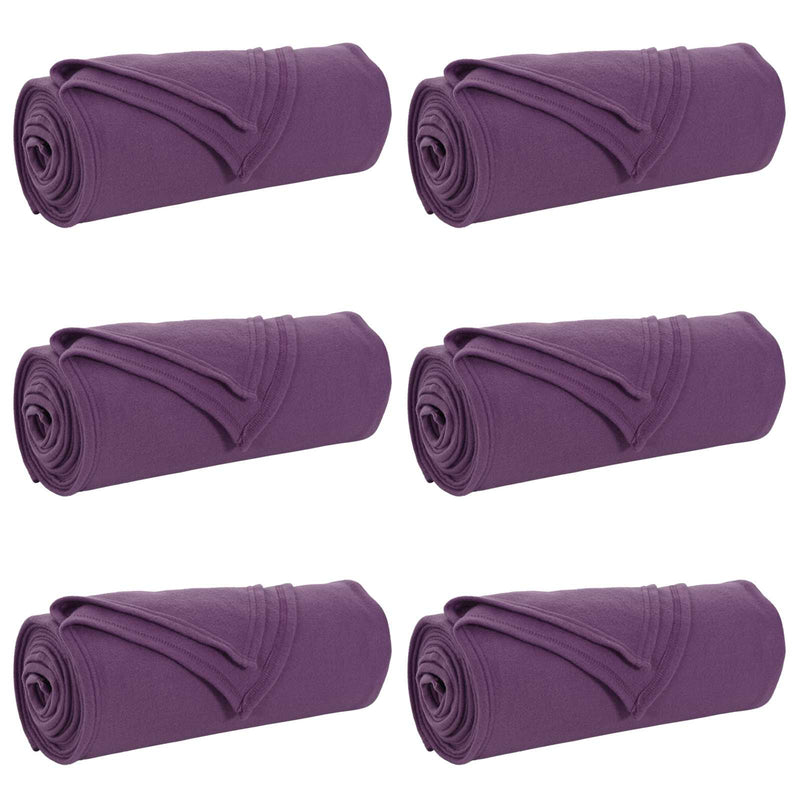 Afbeelding laden in galerijviewer, Vidaxl kleden 6 st paars 240 x 220 cm 4,28 kg fleece
