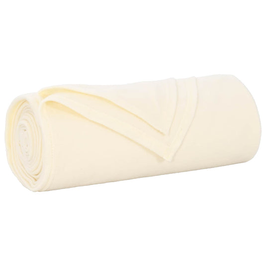 Vidaxl kleden 24 pcs crème 200 x 150 cm fleece
