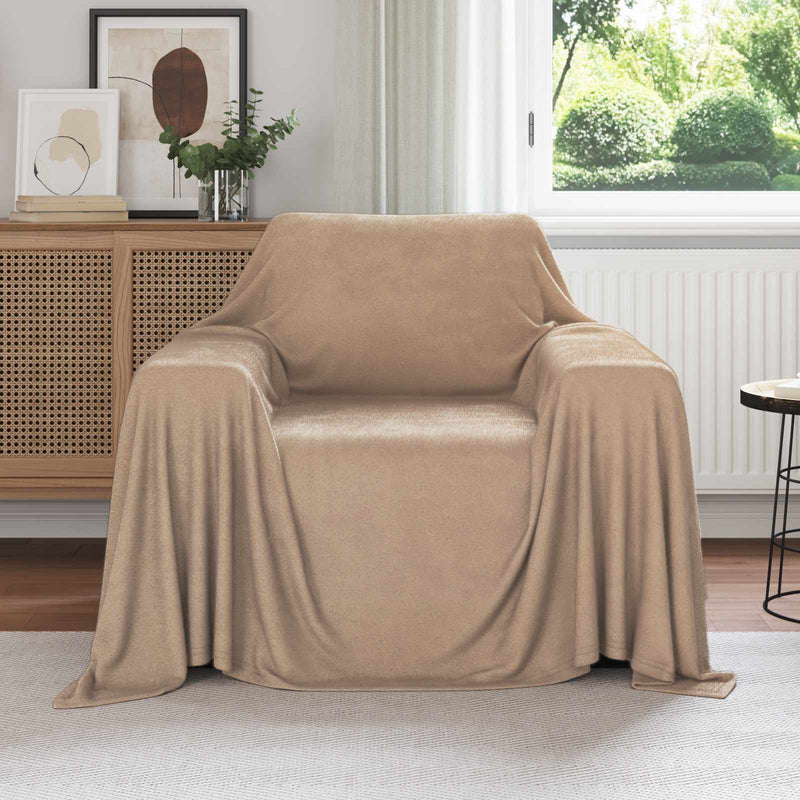 Afbeelding laden in galerijviewer, Vidaxl kleden 6 st camel 210 x 140 cm 2,48 kg fleece
