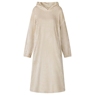 Vidaxl deken hoodie beige s flanel