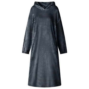 Vidaxl deken hoodie marineblauw l flanel