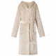Vidaxl badjas hoodie beige xl flanel