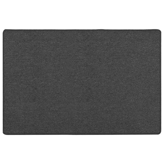 Vidaxl tapijt loper donkergrijs 100 x 150 cm 100% polypropyleen