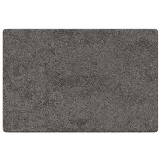 Vidaxl tapijt loper grijs 100 x 150 cm 100% polypropylene tuft