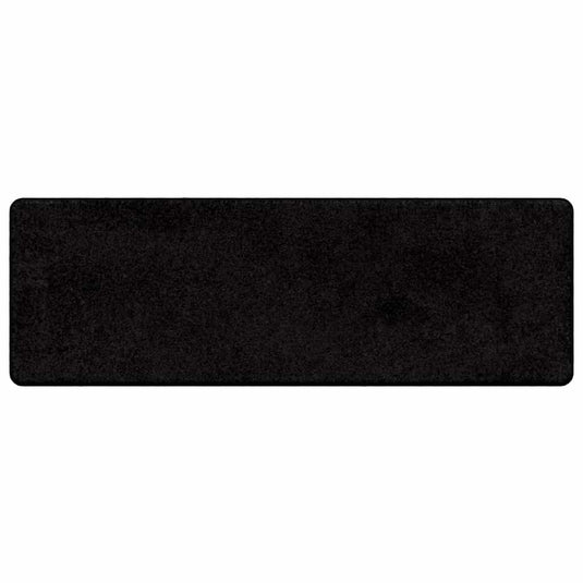 Vidaxl tapijt loper zwart 50 x 150 cm 100% polypropylene tuft