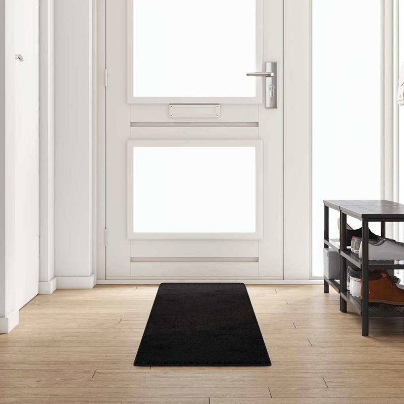 Afbeelding laden in galerijviewer, Vidaxl tapijt loper zwart 50 x 300 cm 100% polypropylene tuft
