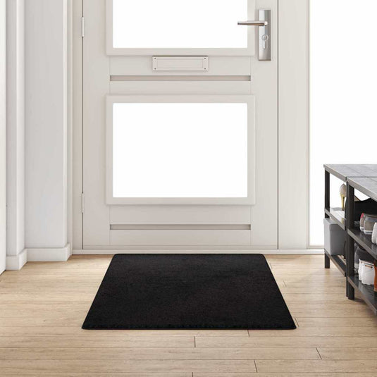 Vidaxl tapijt loper zwart 80 x 200 cm 100% polypropylene tuft